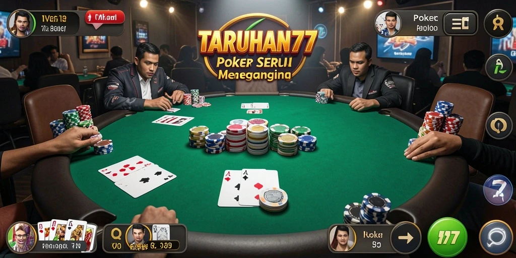Tampilan antarmuka TARUHAN77 yang menarik dan intuitif.